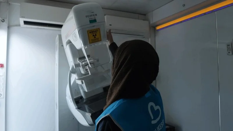 Balıkesir Büyükşehir Belediyesi'nin Mobil KETEM Tırı Gönen’de Hizmet Veriyor